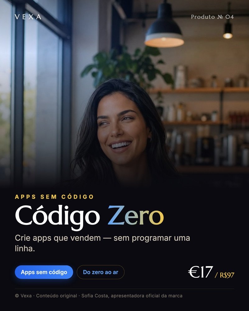 Código Zero · Apps sem Código · Vibe Coding