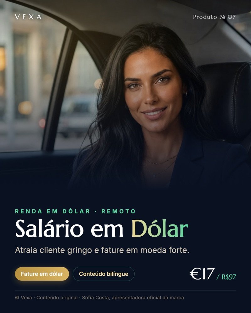 Salário em Dólar · Renda em Dólar · Remoto